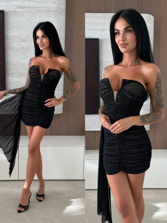 Sukienka Divina mini czarna 