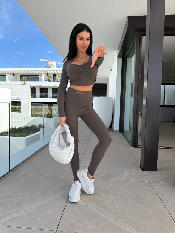 Komplet 2w1 Fliso ciemnoszary 