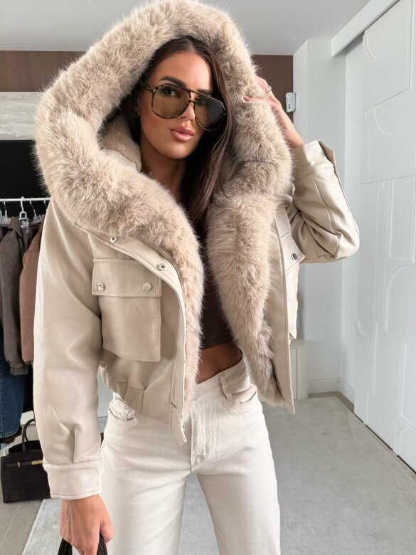 Kurtka Allegra jasnobeżowa