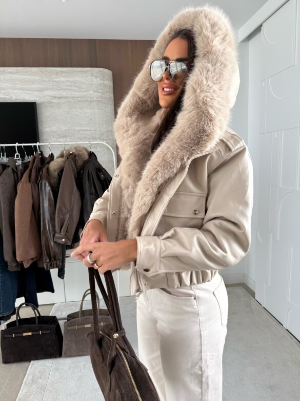 Kurtka Allegra jasnobeżowa