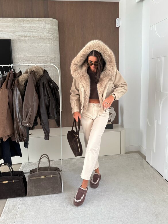 Kurtka Allegra jasnobeżowa