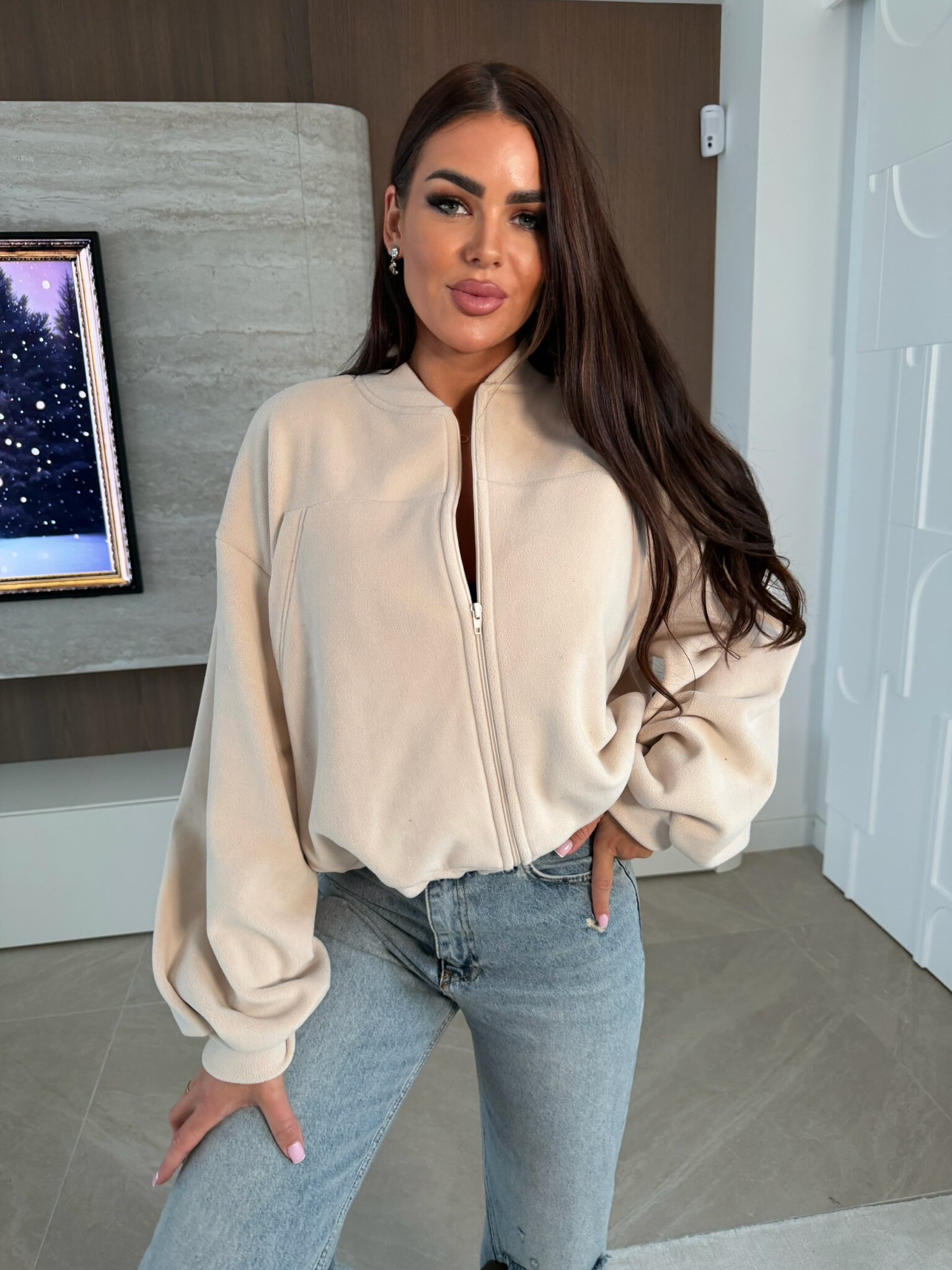 Bluza Incanto polarowa ecru