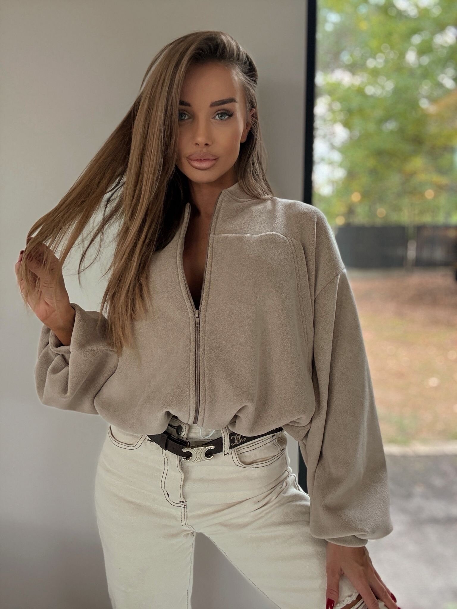 Bluza Incanto polarowa beżowa 