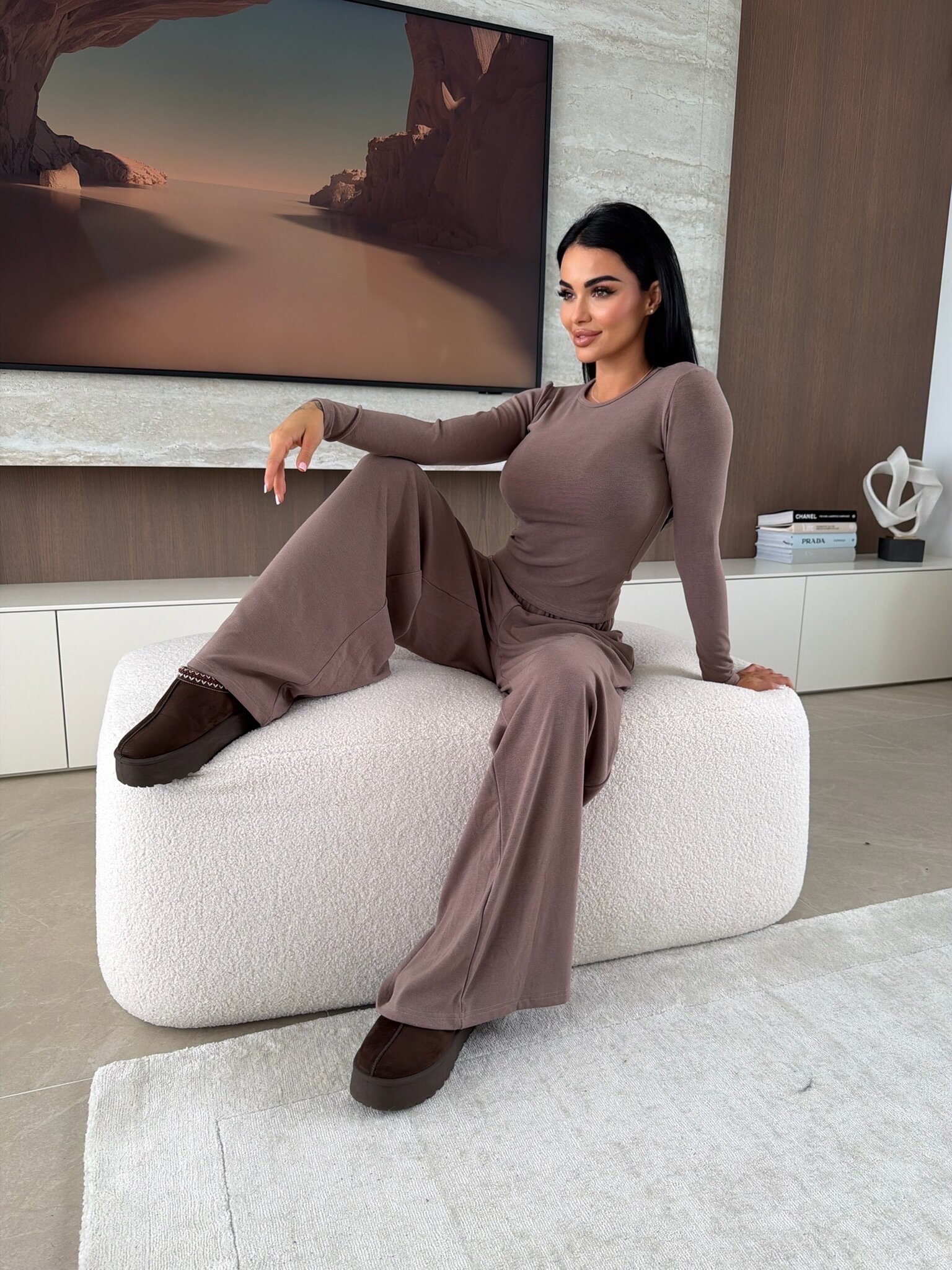 Komplet 2w1 Lucente mocca