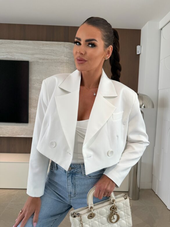 Marynarka Flamenco short biała