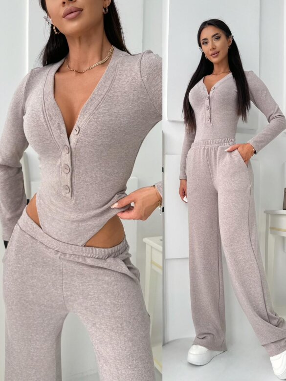 Set 2in1 Nestorio cotton mocca 