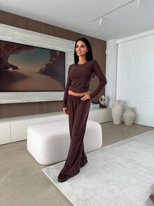 Komplet 2w1 Lucente czekoladowy 