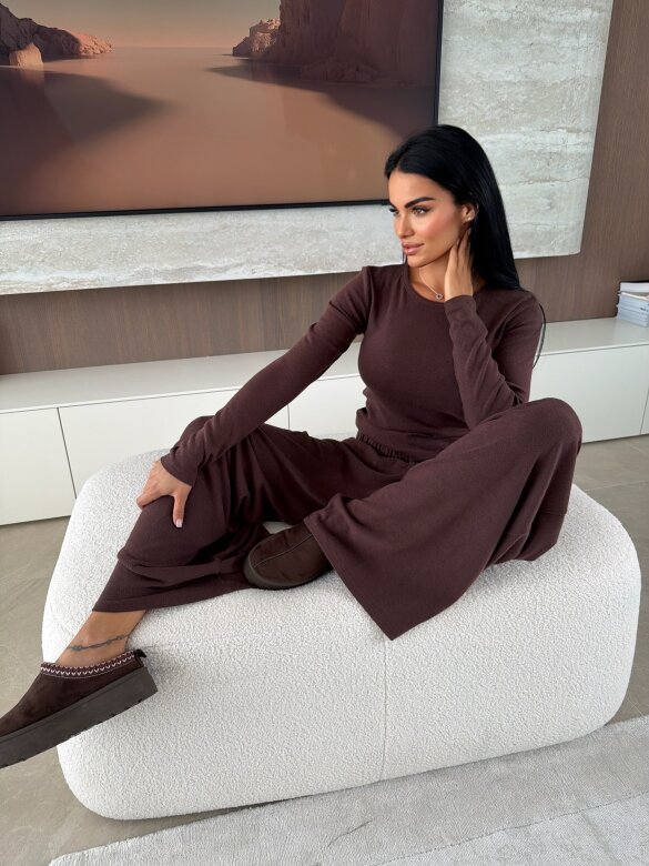 Komplet 2w1 Lucente czekoladowy 