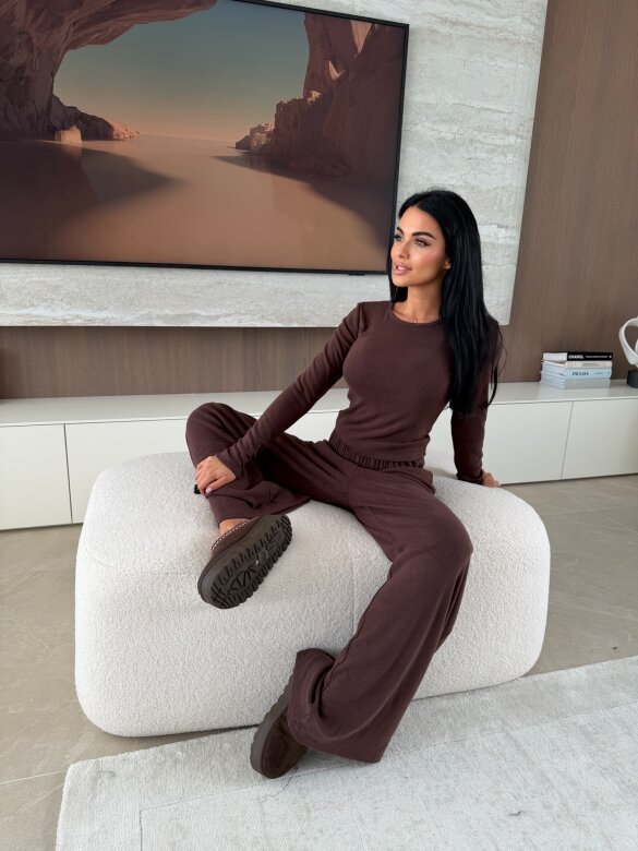 Komplet 2w1 Lucente czekoladowy 