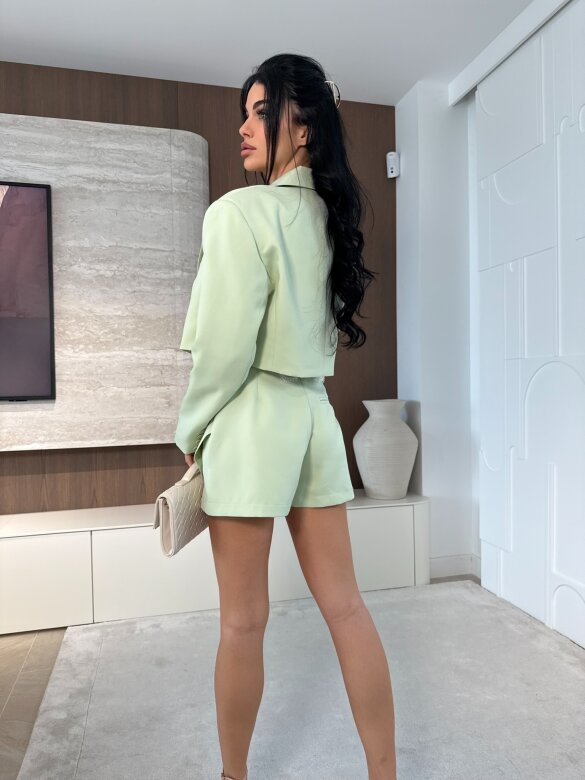 Marynarka Flamenco short pistacjowa 