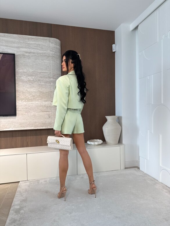 Marynarka Flamenco short pistacjowa 