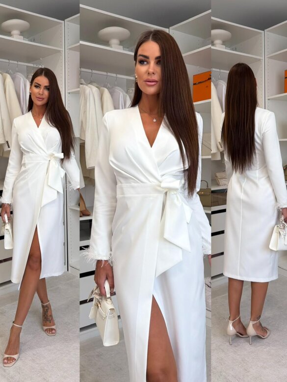 Dress Seraya with cotton white