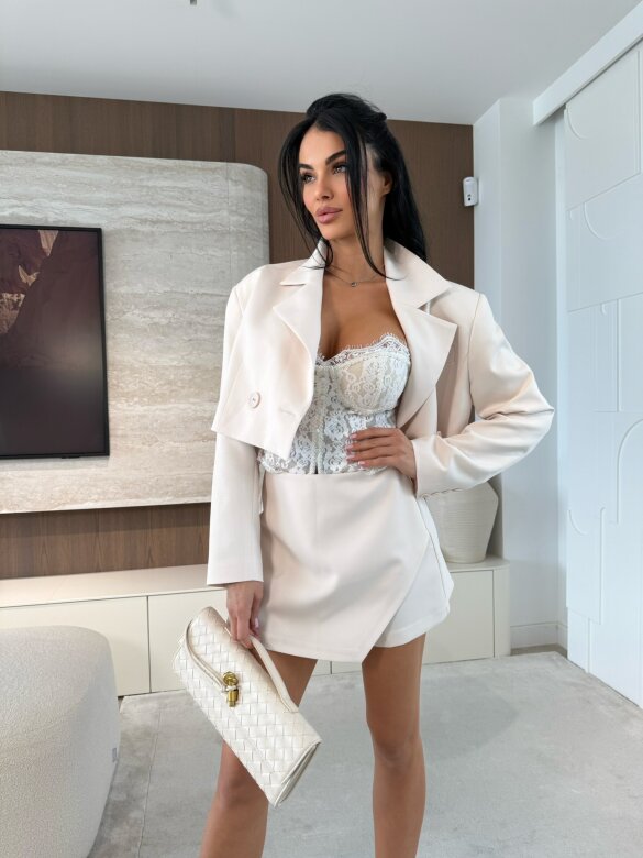 Spódniczko-szorty Foresi jasnobeżowe 