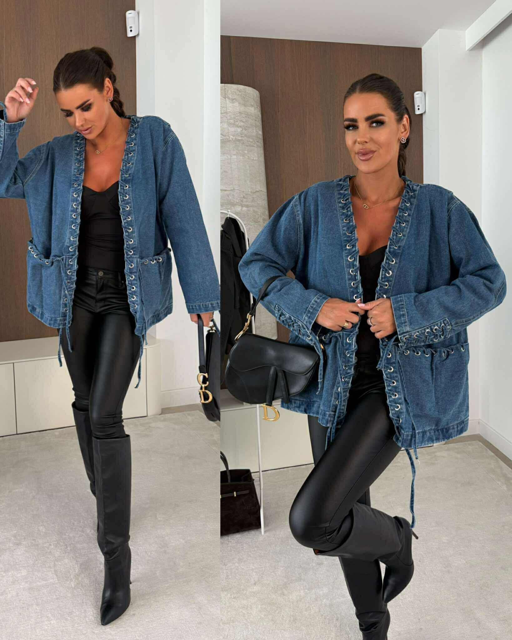 Kurtka Garner jeans niebieska