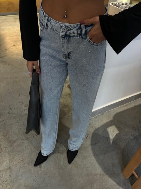 Spodnie Boston jeans jasnoniebieskie