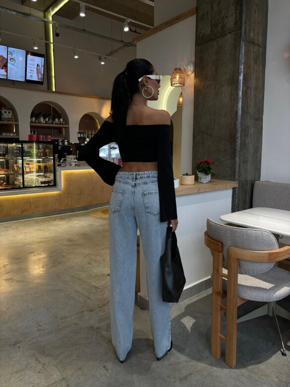 Spodnie Boston jeans jasnoniebieskie