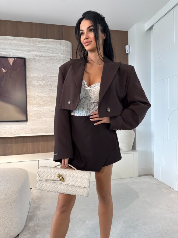 Spódniczko-szorty Foresi czekoladowe 