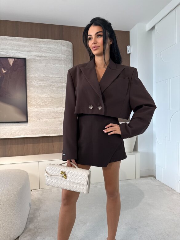 Spódniczko-szorty Foresi czekoladowe 