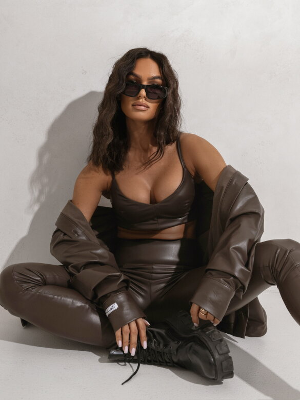 Komplet 3w1 Ricamo czekoladowy