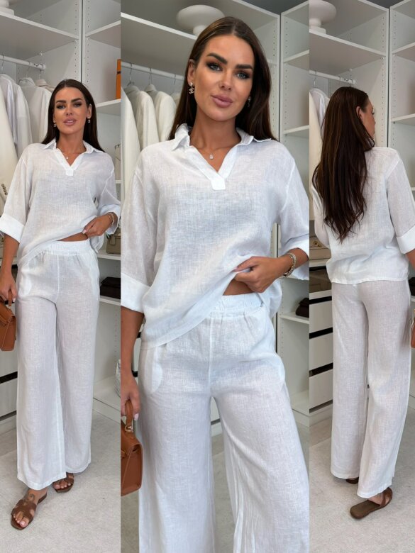Set 2in1 Lumiere linen white
