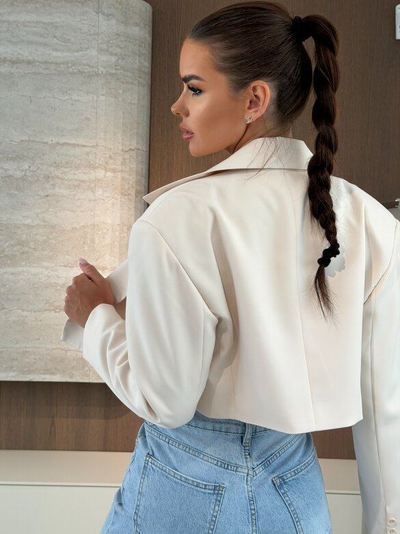 Marynarka Flamenco short jasnobeżowa 