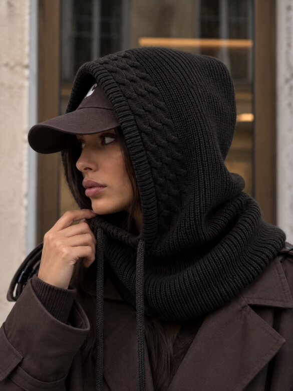 Balaclava Tibi viscose black