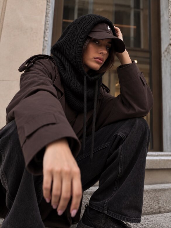 Balaclava Tibi viscose black