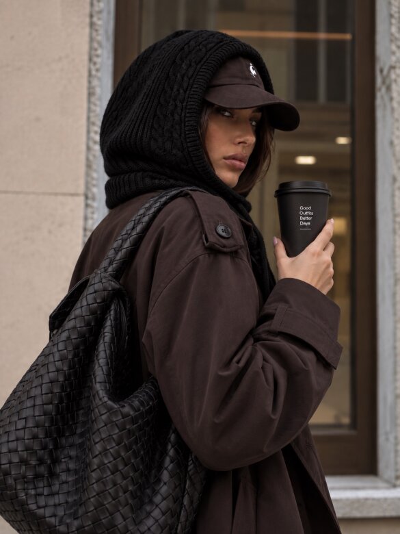 Balaclava Tibi viscose black