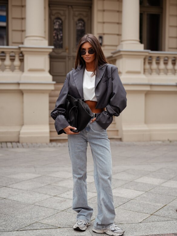 Marynarka Gerlano short szara