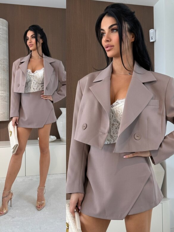 Marynarka Flamenco short mocca 