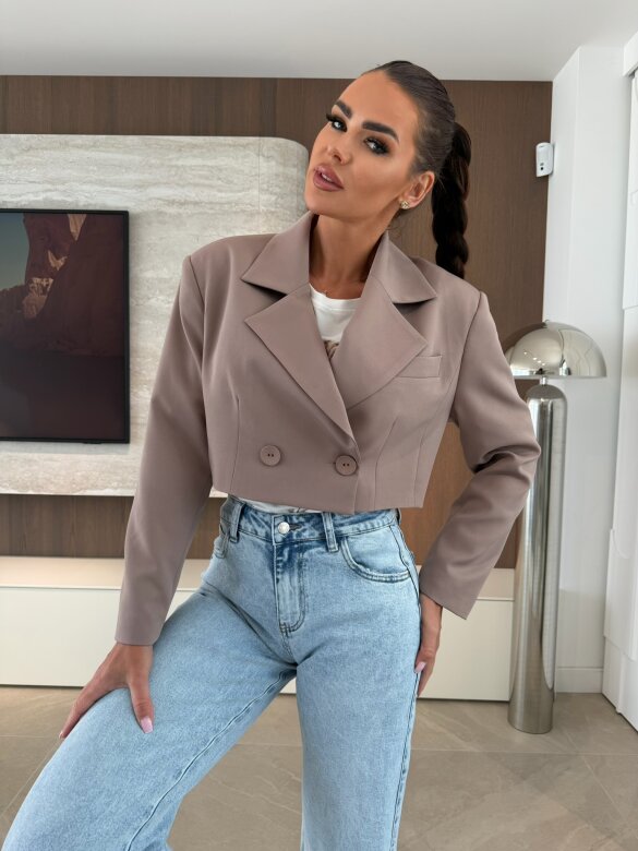 Marynarka Flamenco short mocca 