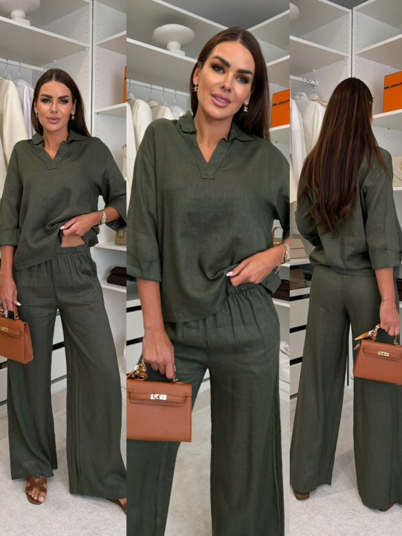 Set 2in1 Lumiere linen khaki 