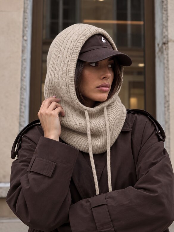 Balaclava Tibi viscose ecru