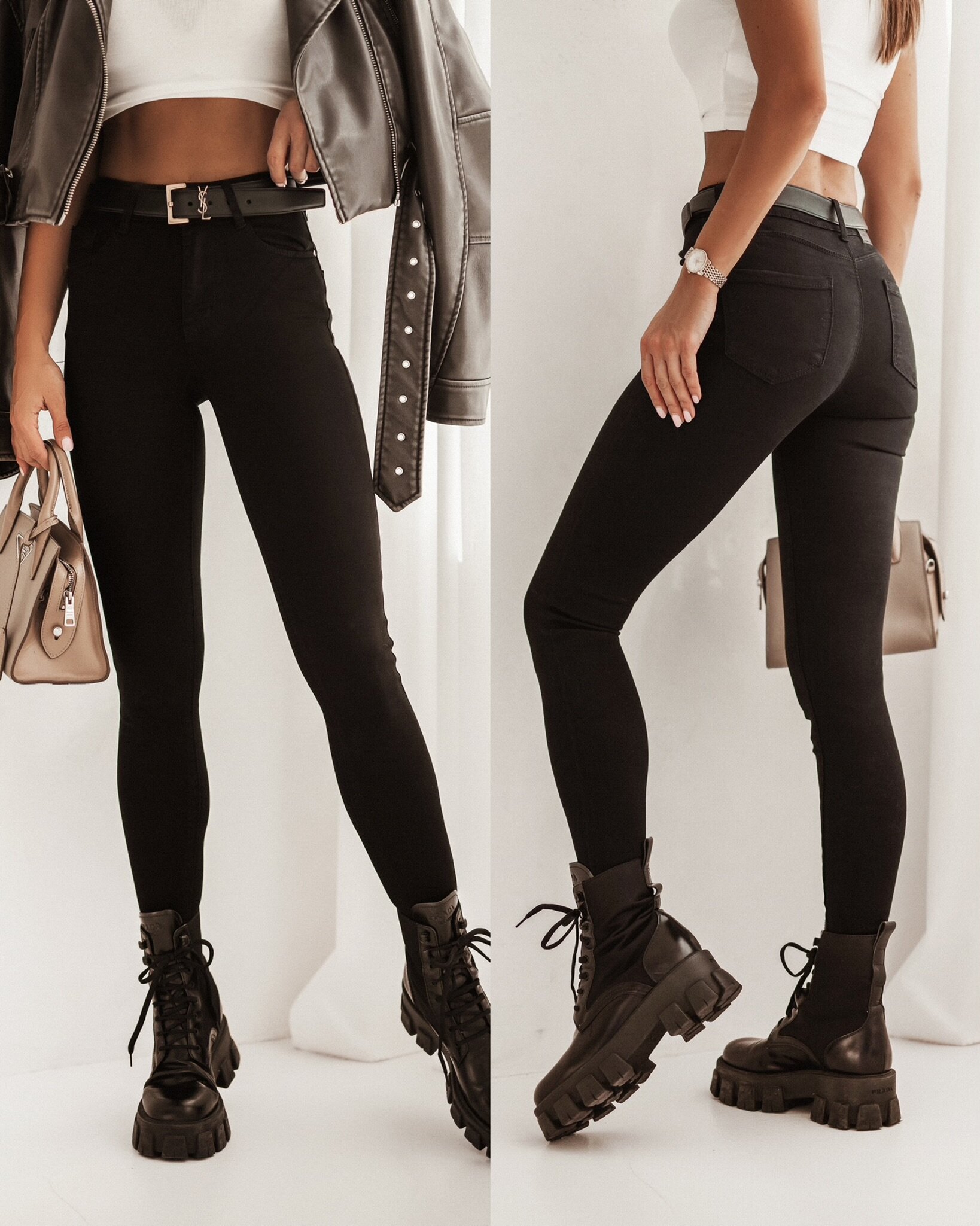 Spodnie Argiris jeans czarne