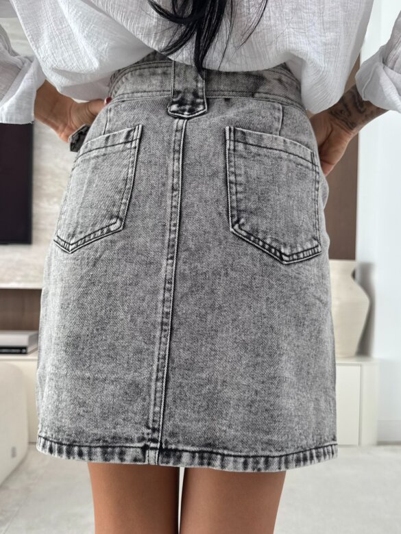 Spódniczka Pelsi jeans szara