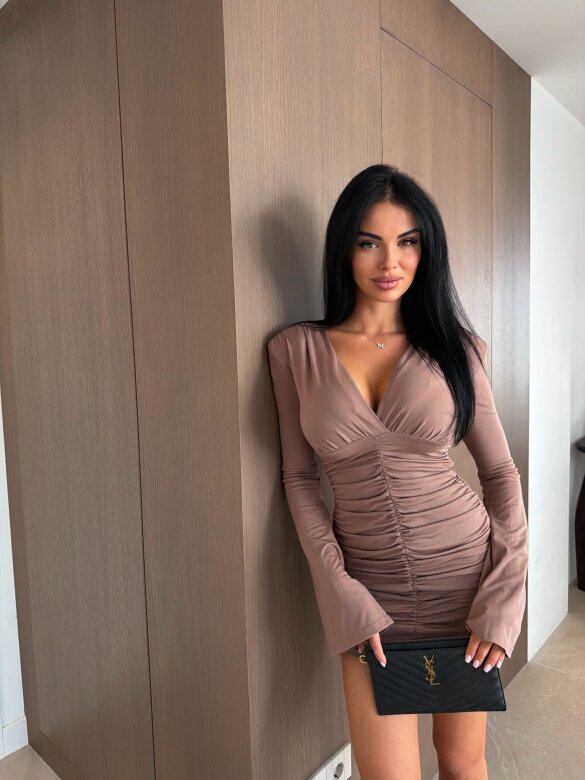 Sukienka Ulessa mocca 