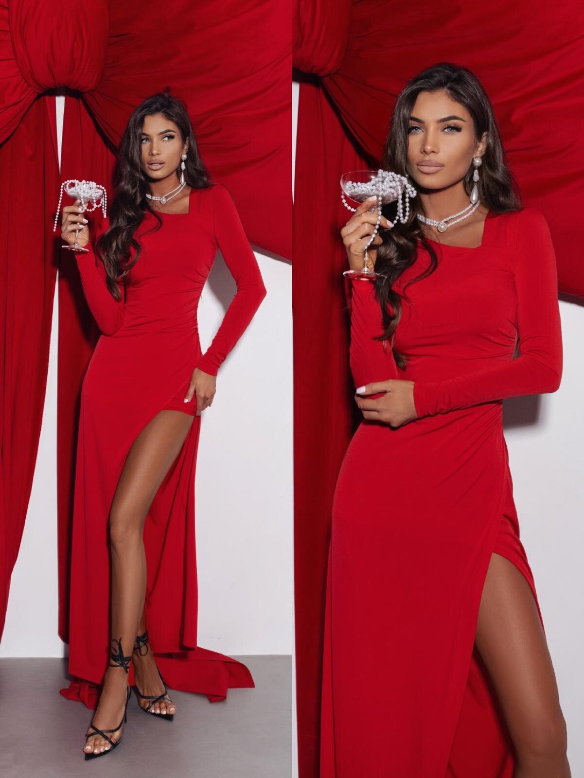 Sukienka Carossa czerwona 