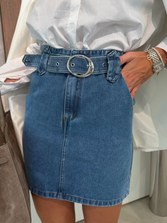 Spódniczka Pelsi jeans niebieska 