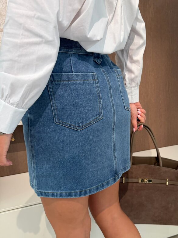 Spódniczka Pelsi jeans niebieska 