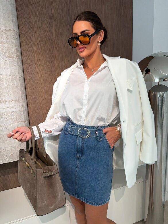 Spódniczka Pelsi jeans niebieska 