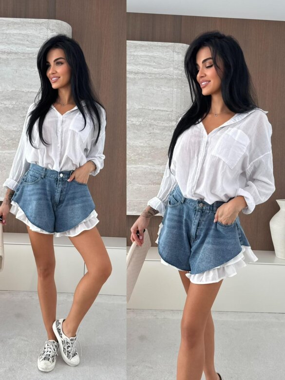 Szorty Gacco jeans niebieskie