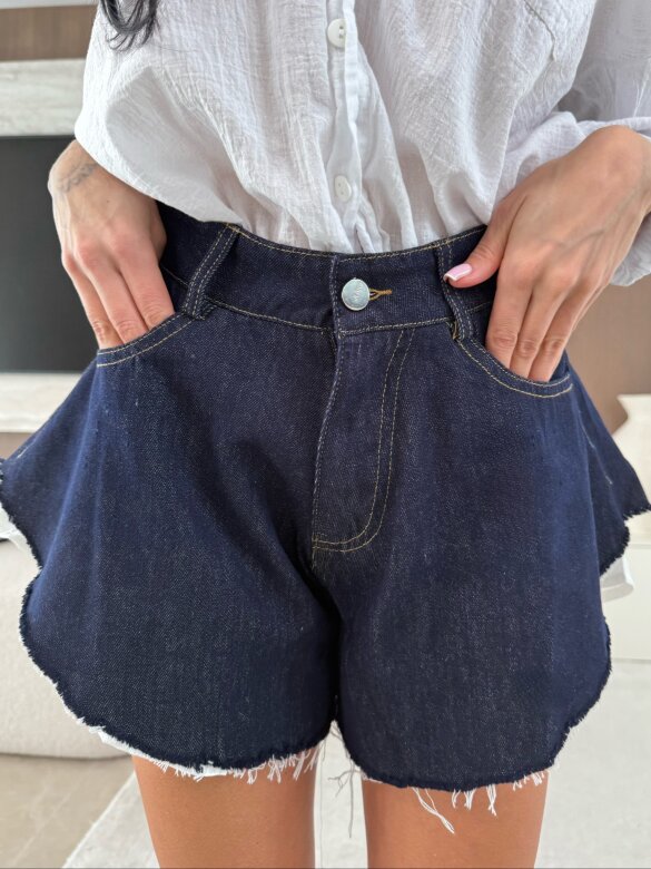 Szorty Gacco jeans ciemnoniebieskie 