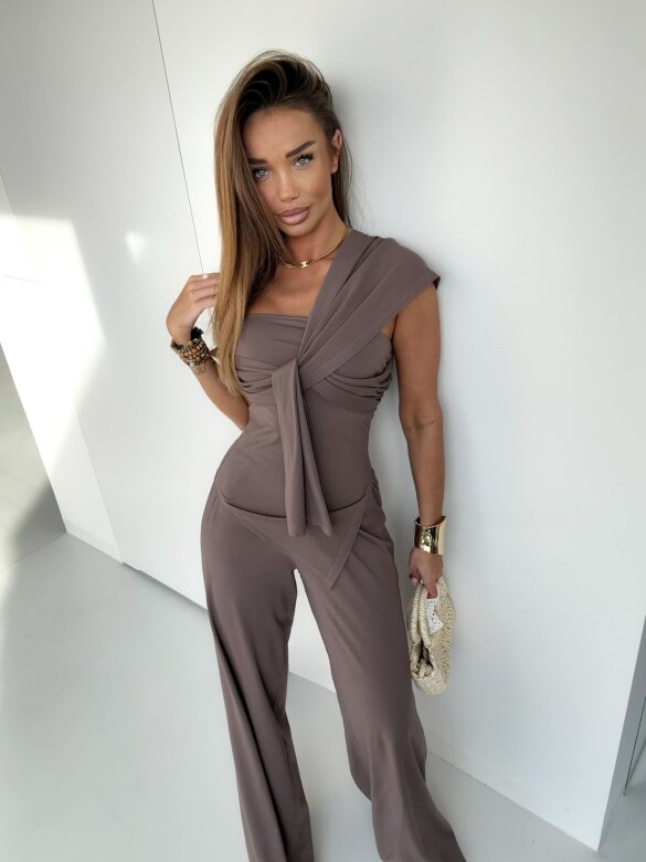 Komplet 2w1 Celly brązowy 