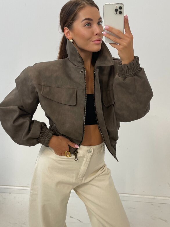 Kurtka Henrietta mocca 