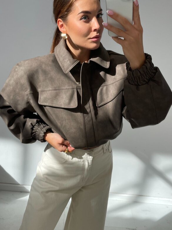 Kurtka Henrietta mocca 