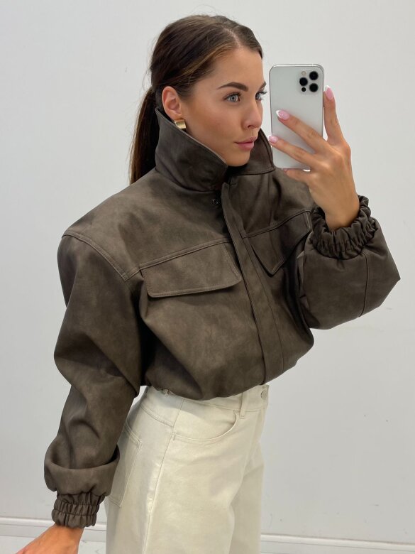 Kurtka Henrietta mocca 