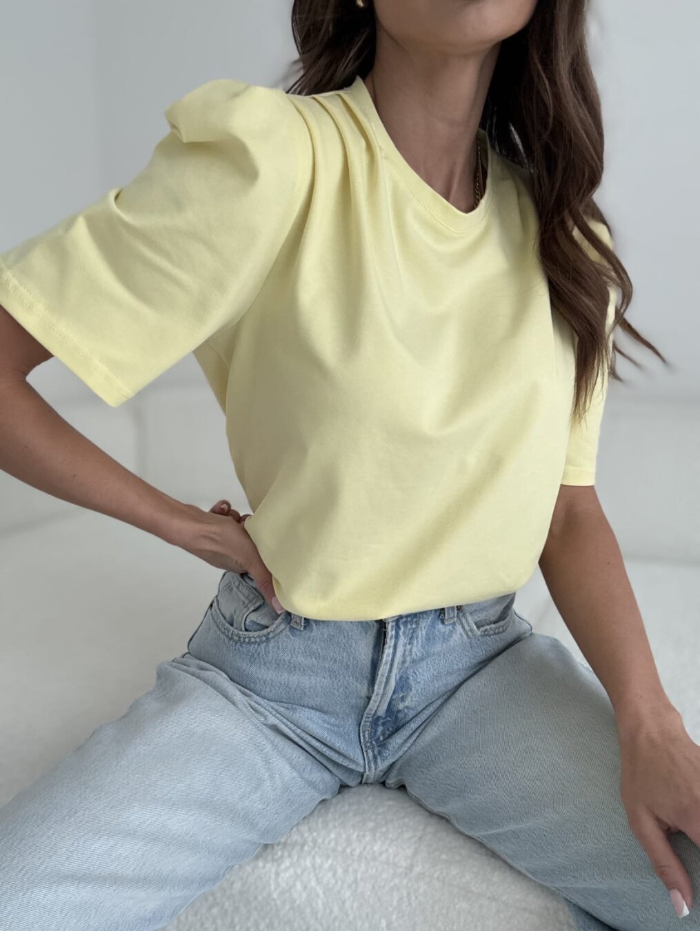 T-shirt Alisson żółty 3
