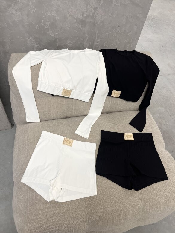 Komplet 2w1 Charlie bieliźniany czarno-złoty 