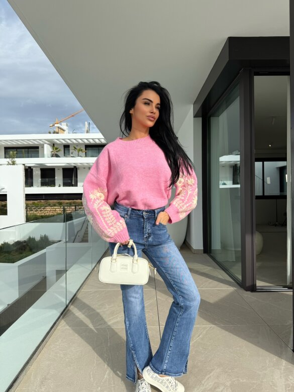 Sweter Clave różowy 