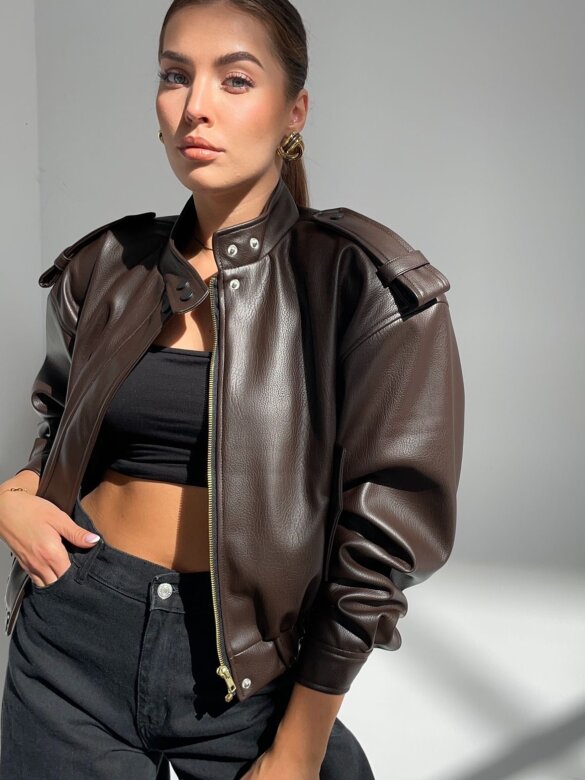 Kurtka Martinez czekoladowa